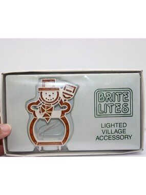 Dept 56 Village Accessories - Brite Lites Snowman